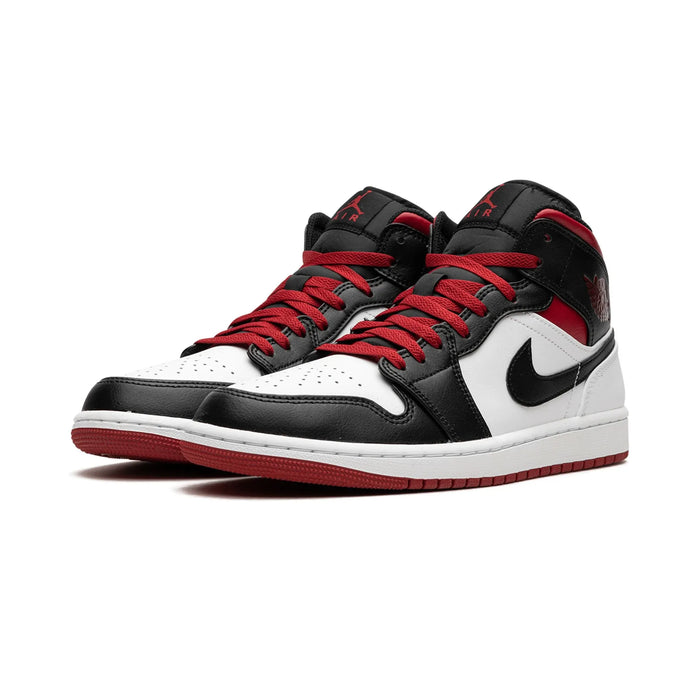 Jordan 1 Mid Gym Czerwone Czarne Palce