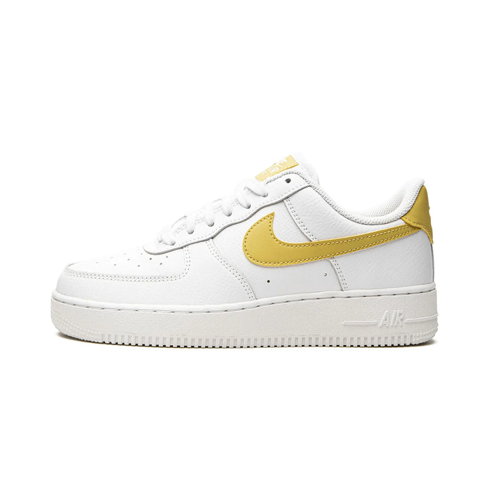 Nike Air Force 1 '07 White Saturn Gold White White (femei)