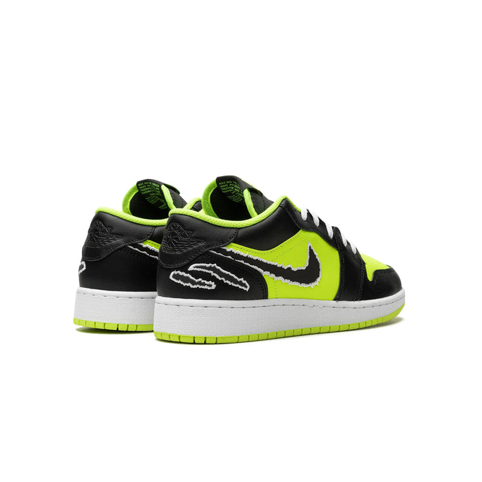 Jordan 1 Low SE Black Cat Volt (GS)