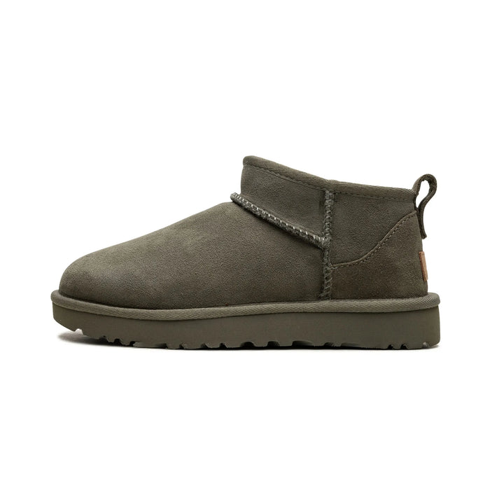 Ghete UGG Classic Ultra Mini, verde muschi (femei)