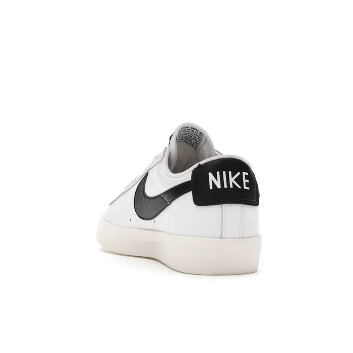 Nike Blazer Low Leather Alb Negru