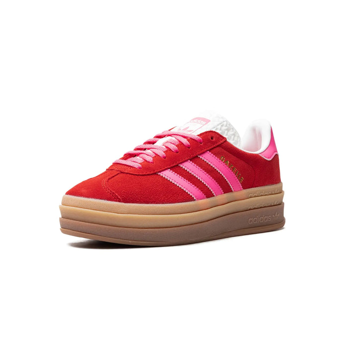 adidas Gazelle Bold Collegiate Red Lucid Pink (damskie)