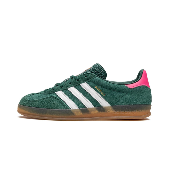 adidas Gazelle Indoor Collegiate Green Lucid Pink (damskie)