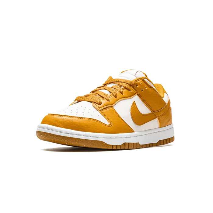 Nike Dunk Low Next Nature Phantom Gold Suede (femei)