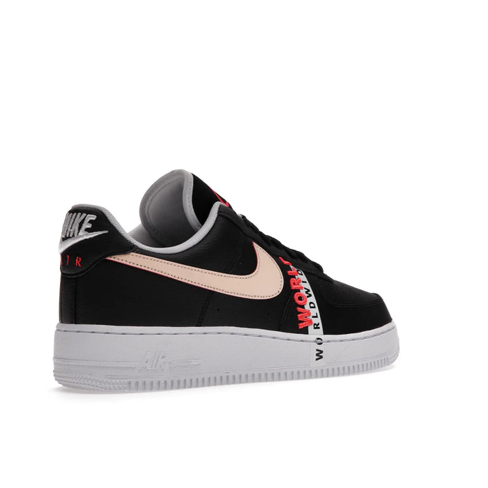 Nike Air Force 1 Low '07 LV8 Worldwide Pack Black Flash Crimson