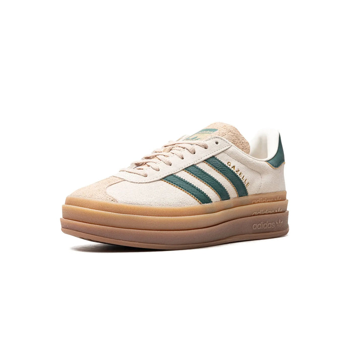 adidas Gazelle Bold Magic Beige Collegiate Green (damskie)