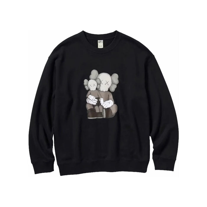 Bluza z długim rękawem KAWS x Uniqlo (rozmiar amerykański) czarna