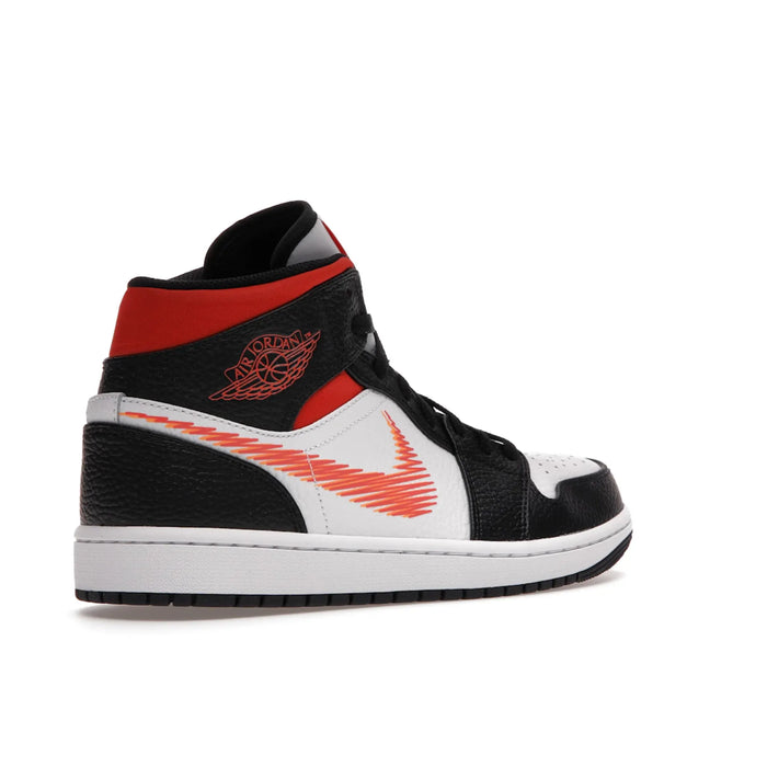 Jordan 1 Mid Zig Zag Swoosh