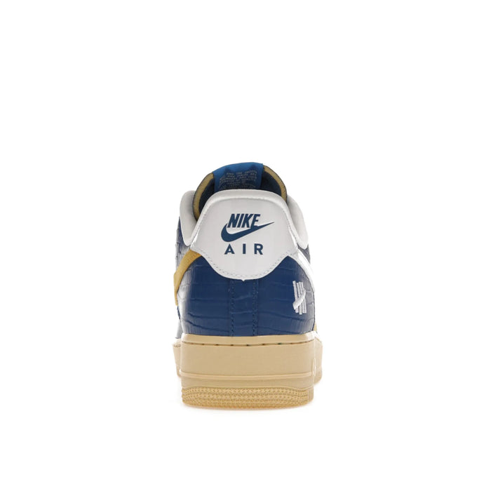 Nike Air Force 1 Low SP Undefeated 5 On It Blue Yellow Croc