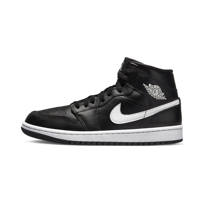 Jordan 1 Mid Black White (Women's)