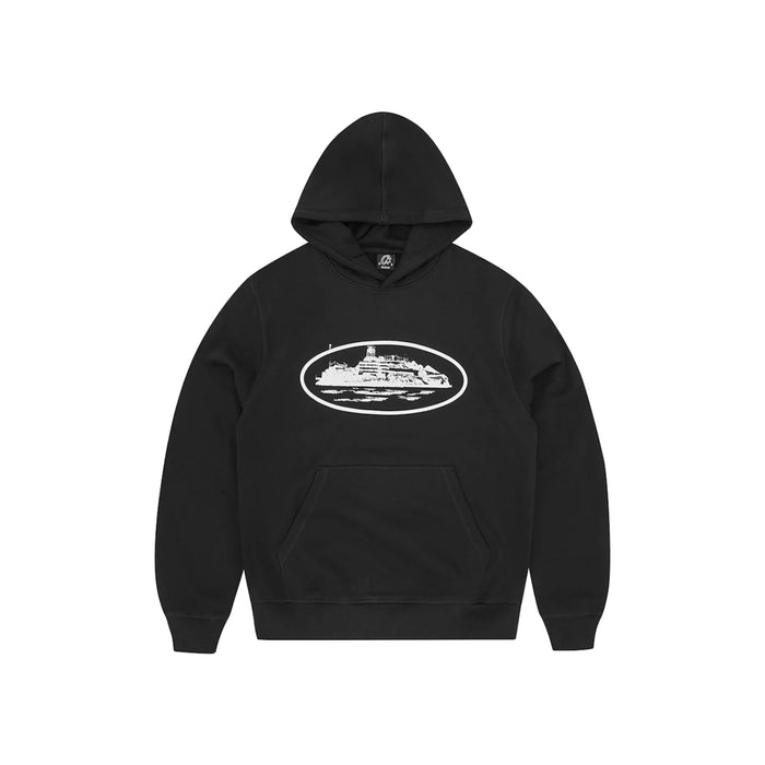 Corteiz Alcatraz Hoodie Black