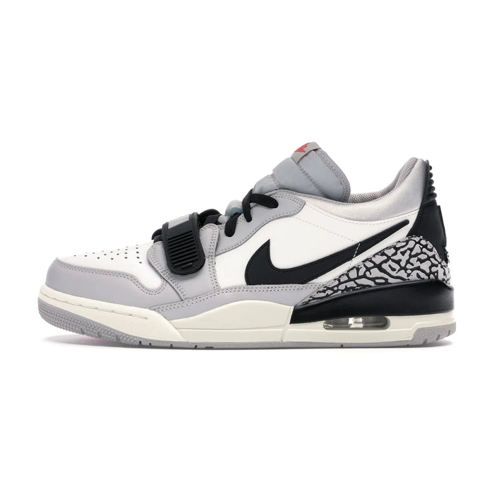 Jordan Legacy 312 Low Tech Grey Fire Red Black