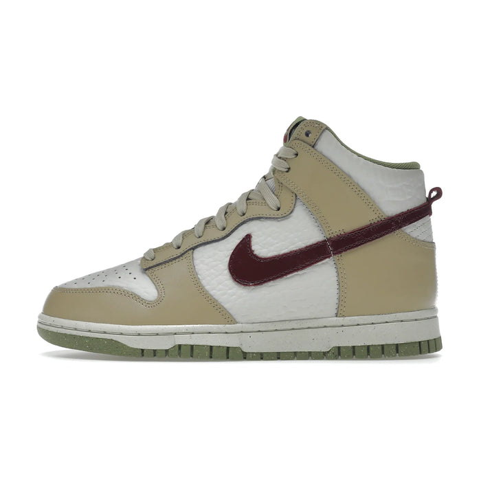 Nike Dunk High Tumbled Tan alb maro (femei)