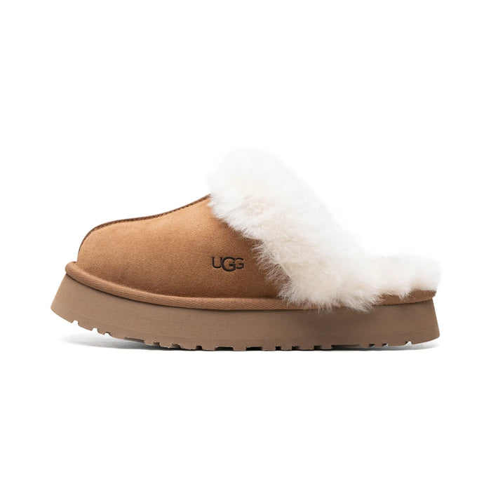 Kasztanowe pantofle UGG Discette (damskie)