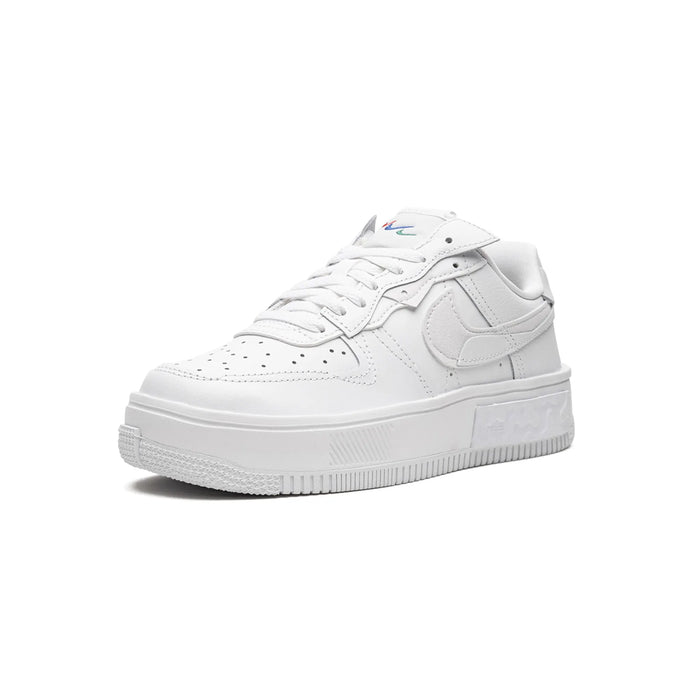 Nike Air Force 1 Low Fontanka Triple White Multi Color Swoosh (Women's)