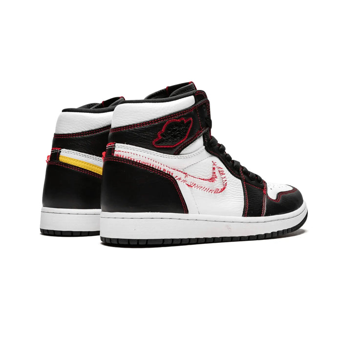 Jordan 1 Retro High Defiant White Black Gym Red