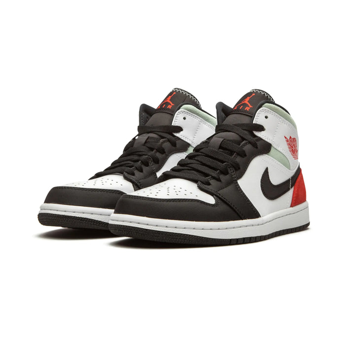 Jordan 1 Mid SE Czerwone Czarne Palce