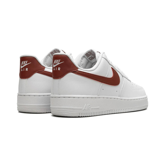 Nike Air Force 1 Low '07 Biały, Rugged Orange (damskie)