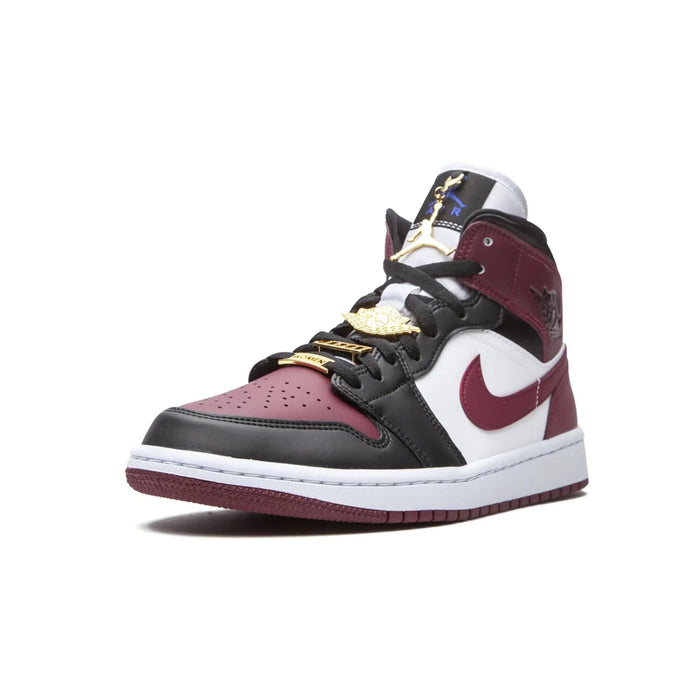 Jordan 1 Mid SE Czarny Ciemny Beetroot (Damskie)