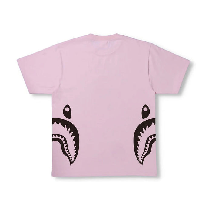 Tricou BAPE Bicolor Side Shark (SS22) Roz