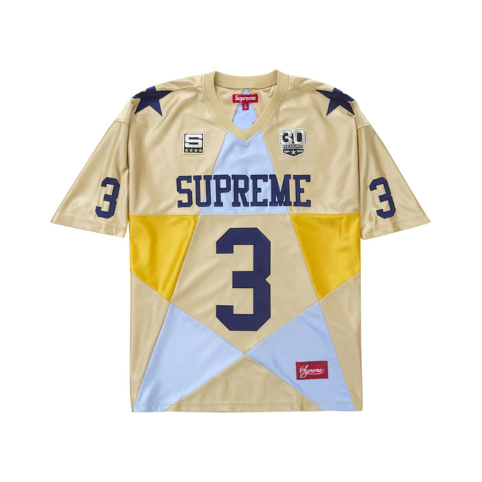 Supreme Star Football Jersey Gold