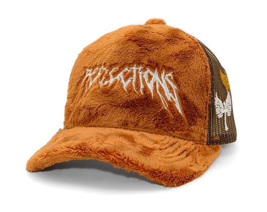 Reflection Luxury Fuzzy Trucker Teddy Bear Brown