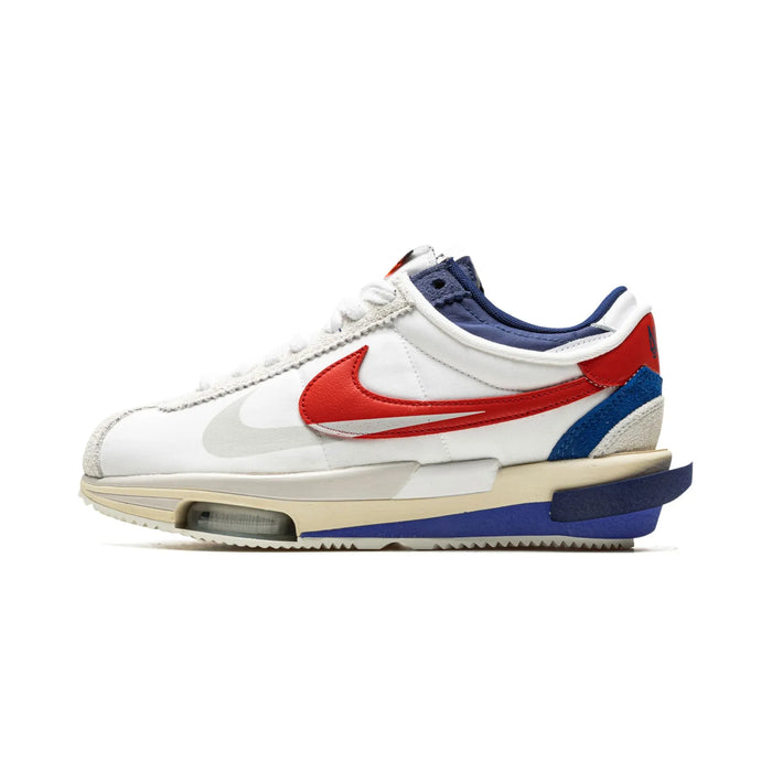 Nike Zoom Cortez SP sacai Biały Uniwersytecki Czerwony Niebieski