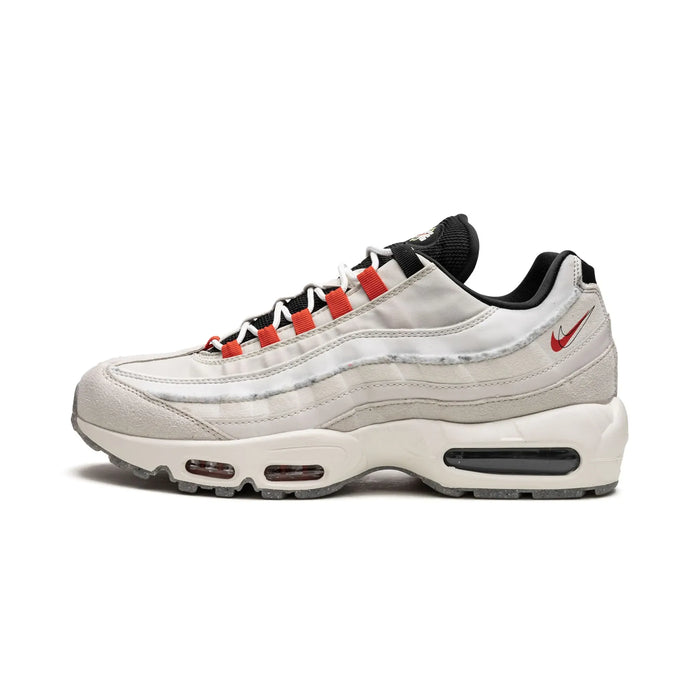 Nike Air Max 95 Light Bone Habanero Red