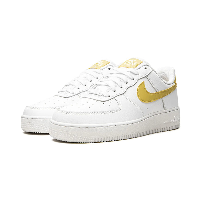 Nike Air Force 1 '07 White Saturn Gold White White (femei)