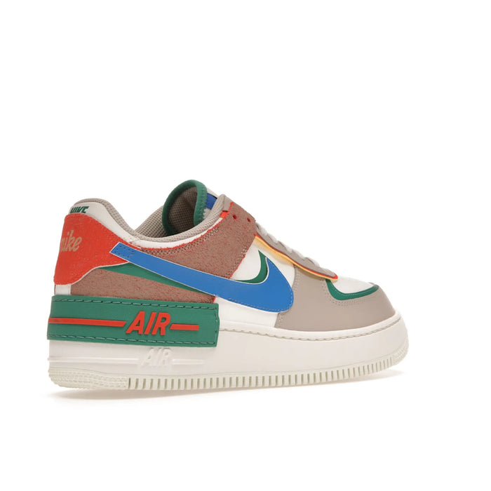 Nike Air Force 1 Low Shadow Sail Signal Blue Green (damskie)