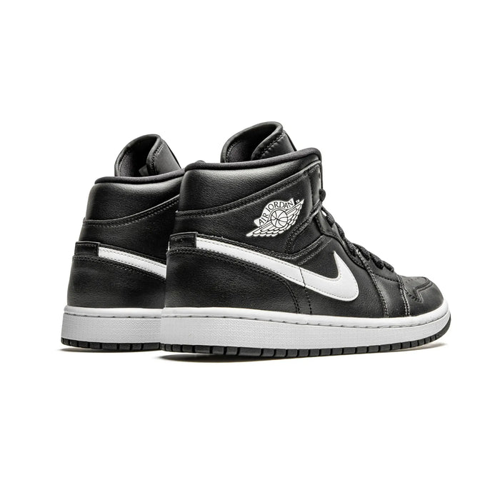 Jordan 1 Mid Black White (Women's)