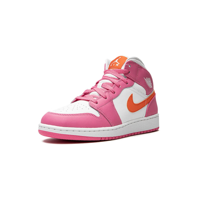 Jordan 1 Mid Pinksicle Safety Orange (GS)