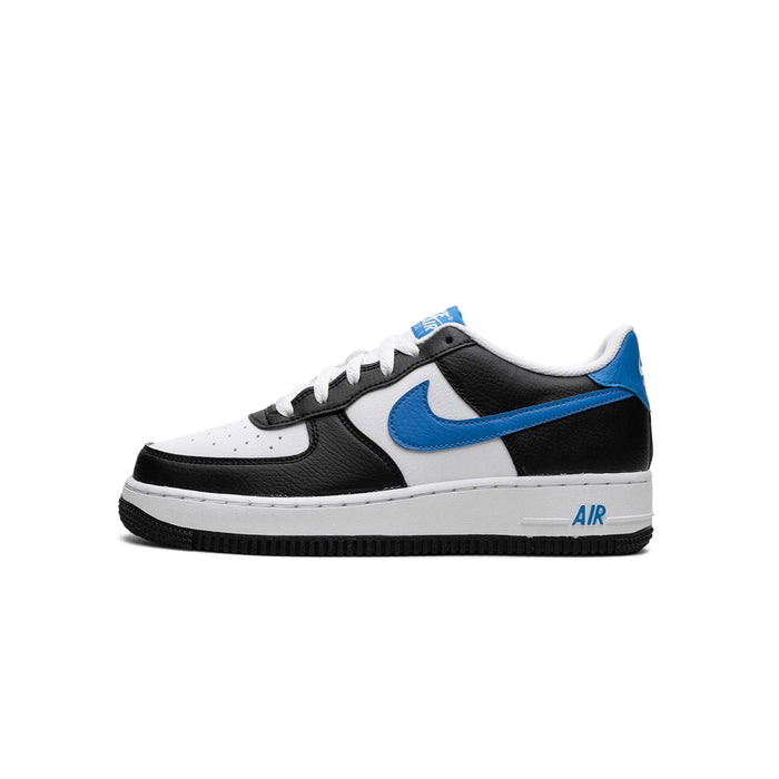 Nike Air Force 1 Low Biały Czarny Jasnoniebieski (GS)