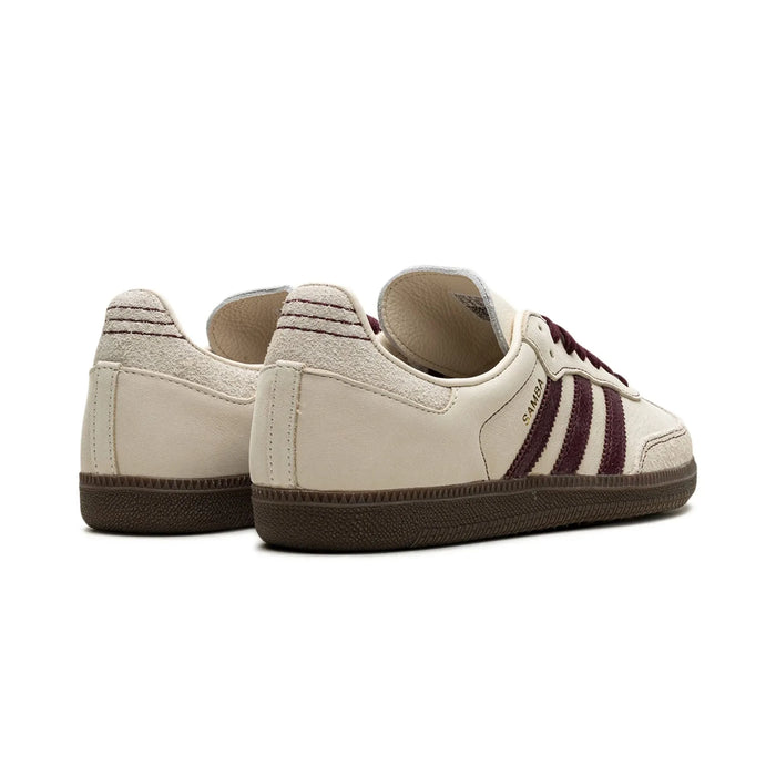 adidas Samba OG Wonder White Maroon (Women's)