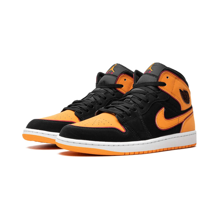 Jordan 1 Mid Fat Tongue Black Orange