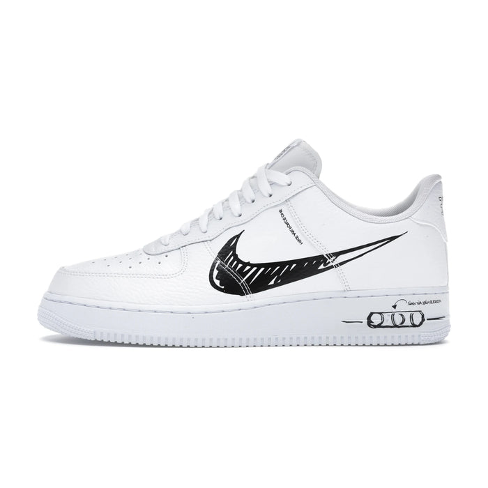 Nike Air Force 1 Low Sketch Alb Negru