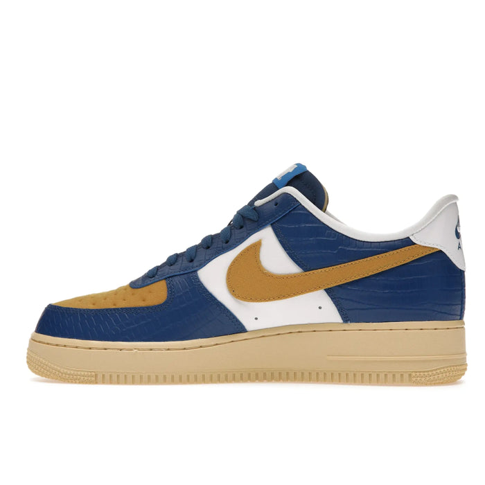 Nike Air Force 1 Low SP Undefeated 5 On It Blue Yellow Croc