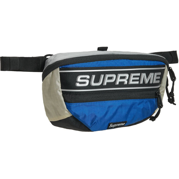 Niebieska torba na talię z logo Supreme 