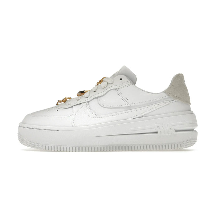 Nike Air Force 1 Low PLT.AF.ORM Bling White Metallic Gold (femei)