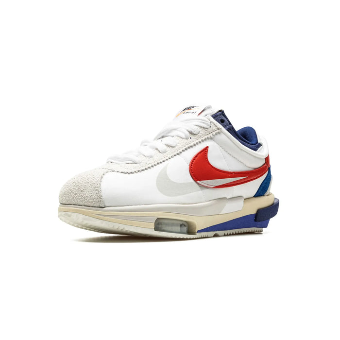 Nike Zoom Cortez SP sacai Biały Uniwersytecki Czerwony Niebieski