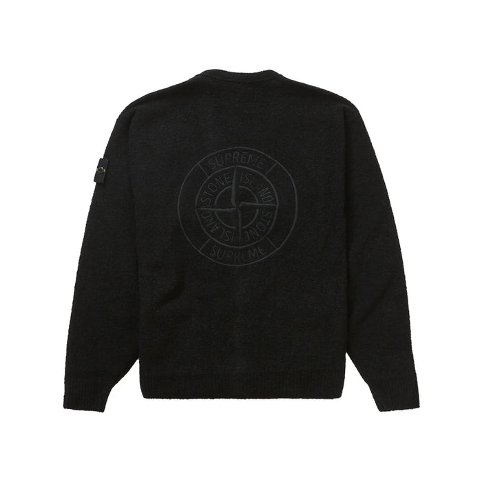 Cardigan Supreme Stone Island Bouclé Negru