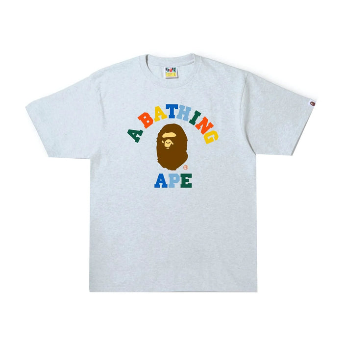 BAPE Colors College Tee (SS22) Gray