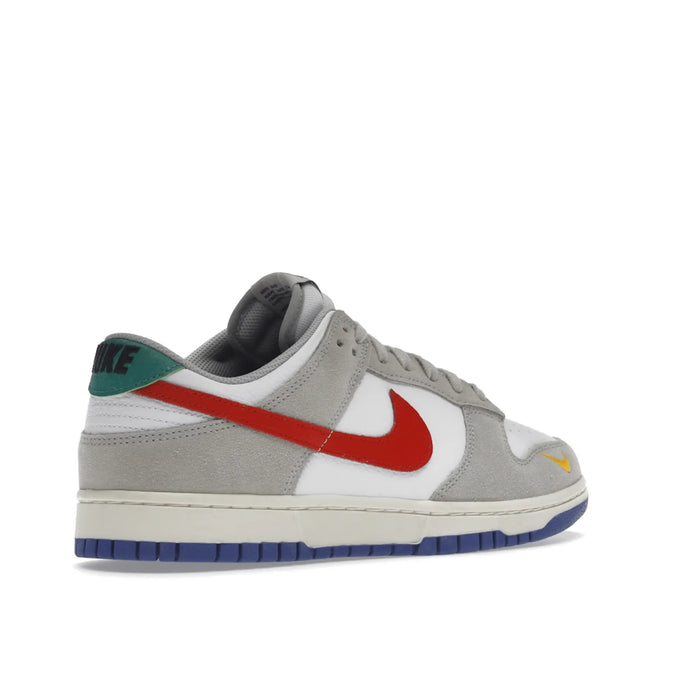 Nike Dunk Low Light Iron Ore Czerwony Niebieski