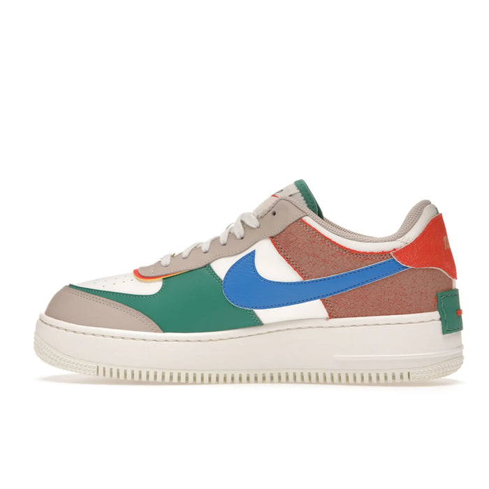 Nike Air Force 1 Low Shadow Sail Signal Blue Green (damskie)