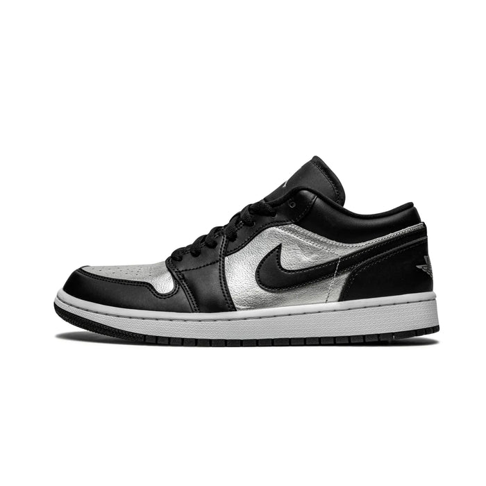 Jordan 1 Low SE Czarny Metaliczny Srebrny (damski)