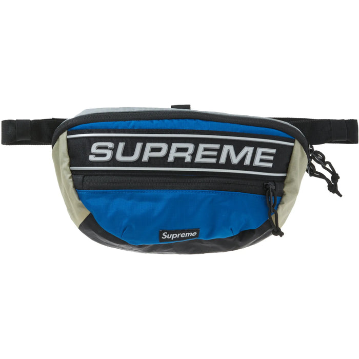 Niebieska torba na talię z logo Supreme 