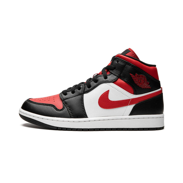 Jordan 1 Mid White Black Red (2022)