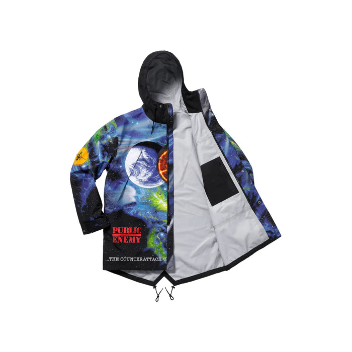 Supreme UNDERCOVER/Public Enemy Taped Seam Parka Multi