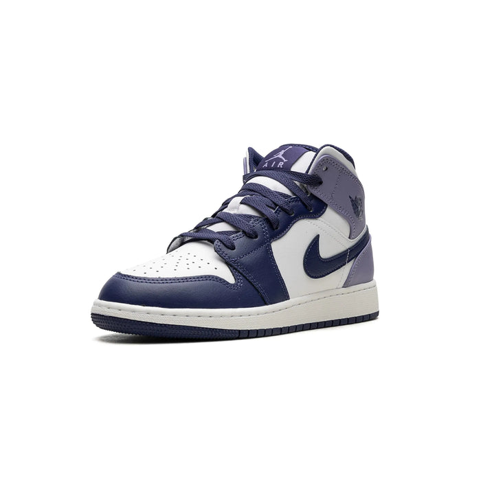 Jordan 1 Mid White Sky J Fioletowy (GS)