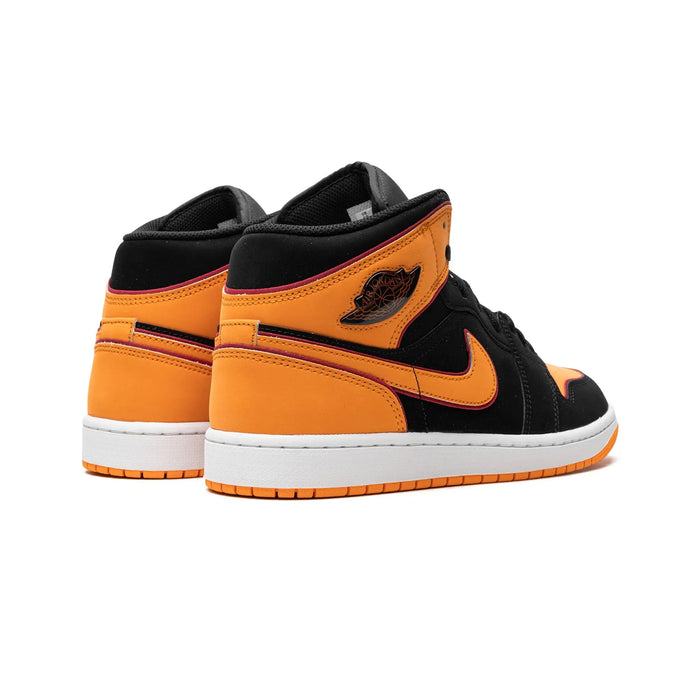 Jordan 1 Mid Fat Tongue Black Orange